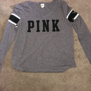 Pink quarter sleeve shirt